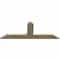 Ekena Millwork Portland Rough Sawn Timber Gable Bracket, Douglas Fir, 60"W x 22"H x 2"D x 6"F, 9/12 Pitch GBW060X22X0206POR00RDF - alternate 4